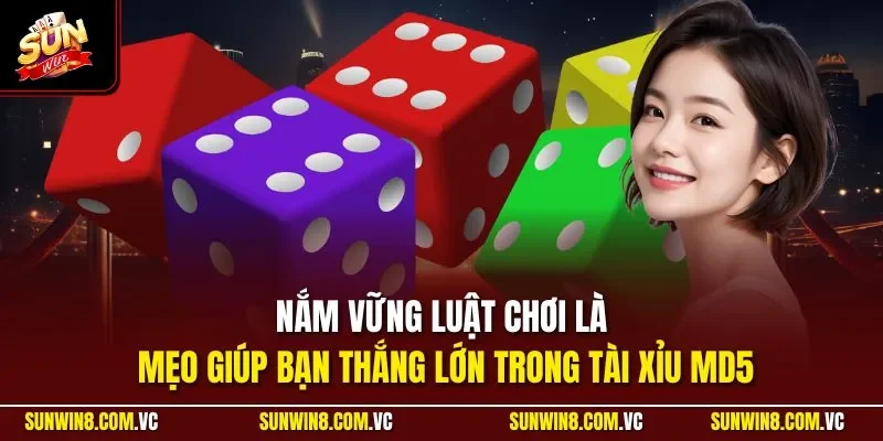 Nắm vững luật chơi là mẹo giúp bạn thắng lớn trong tài xỉu MD5