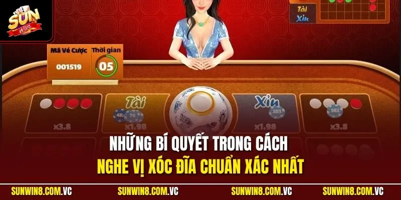 Cách Nghe Vị Xóc Đĩa Tại SUNWIN| Bí Kíp Chuẩn Xác Từ Cao Thủ 3 Sunwin Những bí quyết trong cách nghe vị xóc đĩa chuẩn xác nhất