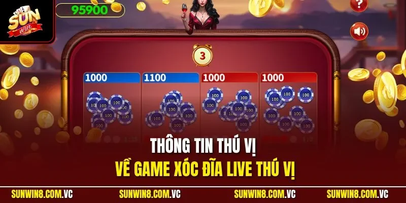 Xóc Đĩa Livestream Là Gì? Trải Nghiệm Game Trực Tiếp 2026 2 Sunwin Thông tin thú vị về game xóc đĩa live thú vị
