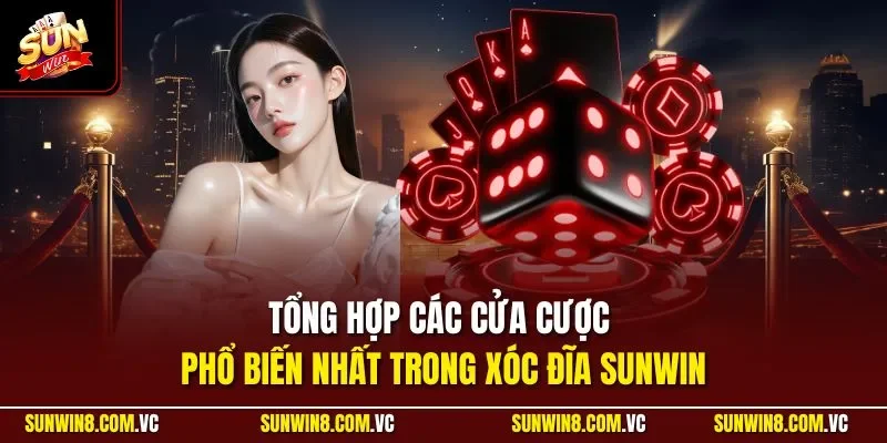 Tổng hợp các cửa cược phổ biến nhất trong xóc đĩa SUNWIN